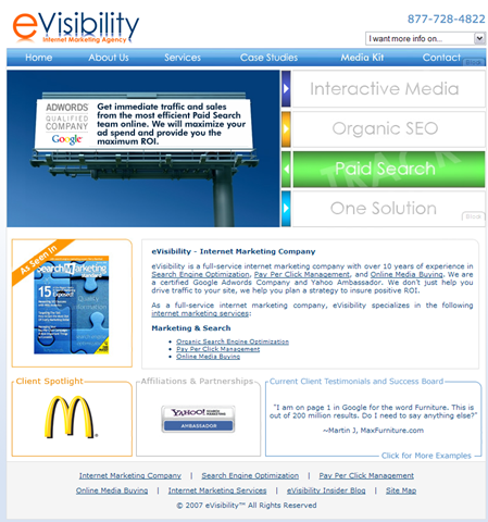 Site Review: eVisibility.com
