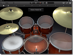 GarageBand Drum Kit iPad