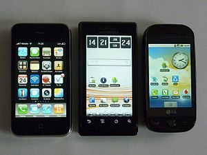 Apple iPhone 3GS, Motorola Milestone and LG GW60