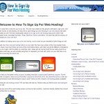 How To Sign Up For Web Hosting