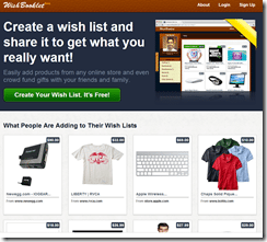 WishBooklet – Finally you can all pitch in to get that present