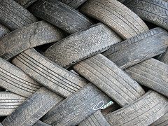 After the rubber hits the road: What becomes of expired truck tires?