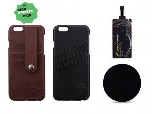 Leather HandiCase with Qi charger