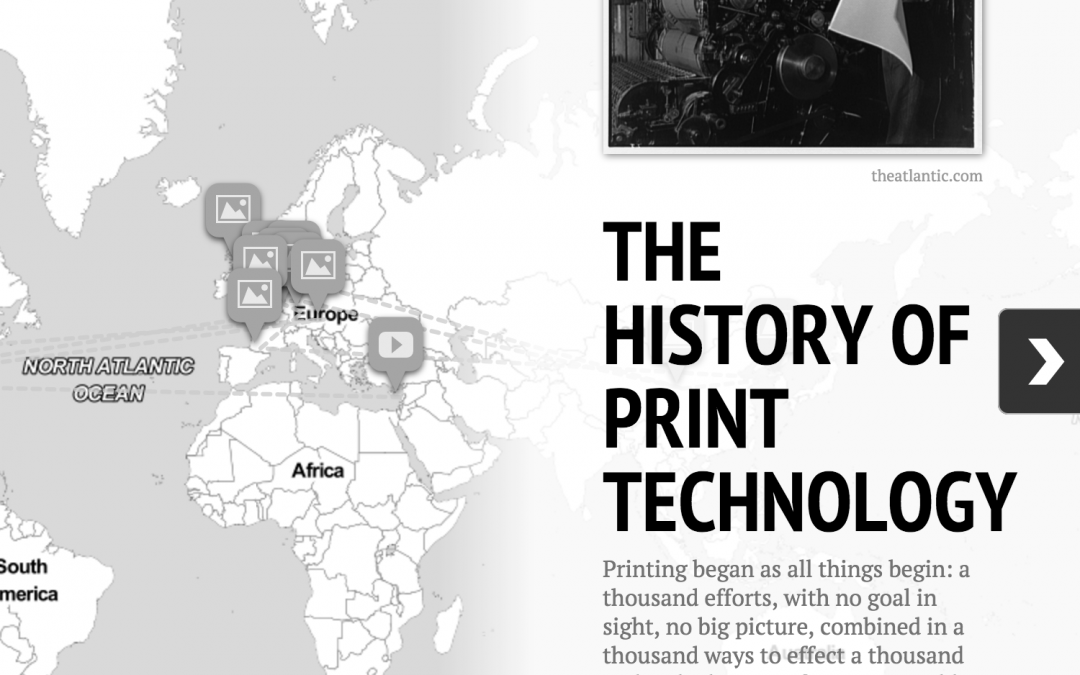 Interactive Storymap- The History of Print Technology