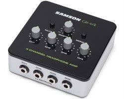 Samson Launches New QH4 4-Channel Compact Desktop Headphone Amplifier